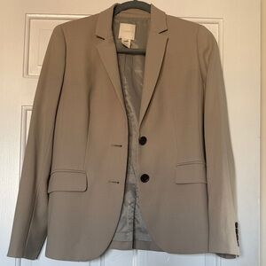 J. Crew Women's Light Taupe Two-Button Blazer